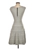 Milly Solid Gray Casual Dress Size P (petite) - photo 2