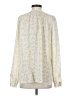 Vince. 100% Silk Ivory Long Sleeve Silk Top Size S - photo 2