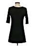 Popana Solid Black Casual Dress Size S - photo 2