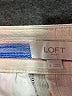 Ann Taylor LOFT Outlet 100% Cotton Stripes Ivory Shorts Size 6 - photo 3