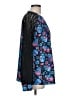 HOTOUCH Blue Long Sleeve Blouse Size L - photo 4