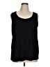PREMISE Black Sleeveless T-Shirt Size 1X - photo 1