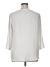 Chico's 100% Polyester White 3/4 Sleeve Blouse Size XL - photo 2