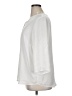 Chico's 100% Polyester White 3/4 Sleeve Blouse Size XL - photo 5