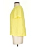 J.Crew 100% Silk Yellow Short Sleeve Silk Top Size 4 - photo 5