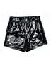 Unbranded Metallic Black Silver Athletic Shorts Size M (kids) - photo 1