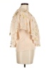 Shein Ivory Short Sleeve Blouse Size 6 - photo 4