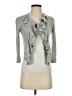 Cache Solid Gray Cardigan Size S - photo 1