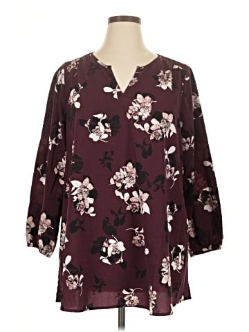 Lane Bryant Outlet 3/4 Sleeve Blouse (view 1)