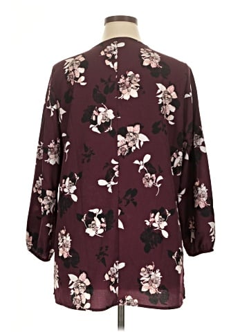 Lane Bryant Outlet 3/4 Sleeve Blouse (view 2)