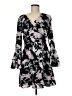 CeCe 100% Polyester Floral Black Casual Dress Size 6 - photo 1