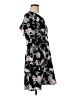 CeCe 100% Polyester Floral Black Casual Dress Size 6 - photo 4