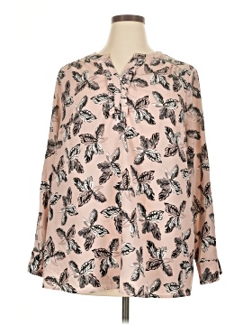 Lane Bryant Outlet Long Sleeve Blouse