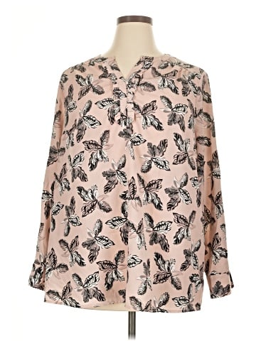 Lane Bryant Outlet Long Sleeve Blouse (view 1)
