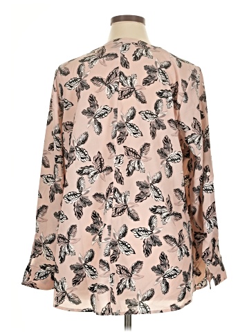 Lane Bryant Outlet Long Sleeve Blouse (view 2)