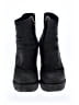 Prada 100% Leather Black Gray Suede Ankle Boots Size EU 40 - photo 2