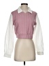 Shein Pink Long Sleeve Blouse Size 2 - photo 1