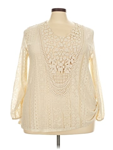 Eyeshadow Long Sleeve Blouse (view 1)