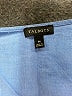 Talbots 100% Cotton Solid Blue 3/4 Sleeve Blouse Size M - photo 7