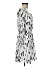 DR2 100% Rayon Print White Casual Dress Size M - photo 4