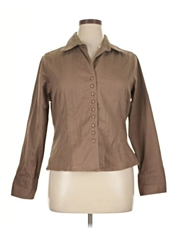 Christopher & Banks Long Sleeve Blouse (view 1)