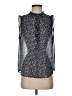 Q&A 100% Polyester Blue Sleeveless Blouse Size S - photo 1