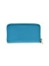 MICHAEL Michael Kors 100% Leather Teal Blue Leather Wristlet One size - photo 2