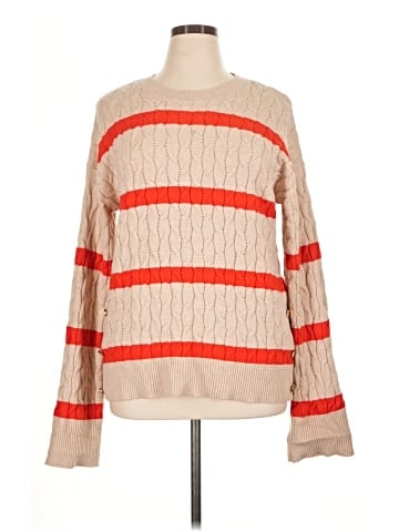 Marled Pullover Sweater (view 1)