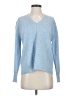 Nordstrom Signature 100% Cashmere Blue Cashmere Pullover Sweater Size XS - photo 1