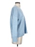 Nordstrom Signature 100% Cashmere Blue Cashmere Pullover Sweater Size XS - photo 4