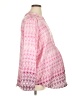Gap - Maternity 100% Polyester Print Pink Long Sleeve Blouse Size XL Maternity - photo 4