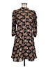 Traffic People 100% Polyester Print Black Casual Dress Size M - photo 1