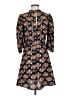 Traffic People 100% Polyester Print Black Casual Dress Size M - photo 2
