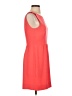 J.Crew 100% Polyester Solid Orange Pink Casual Dress Size 4 - photo 4