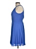 Express 100% Polyester Solid Blue Cocktail Dress Size 6 - photo 5