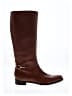 Burberry 100% Leather Solid Brown Tan Boots Size EU 38 1/2 - photo 1