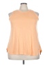 Zelos Orange Sleeveless T-Shirt Size 2X - photo 1