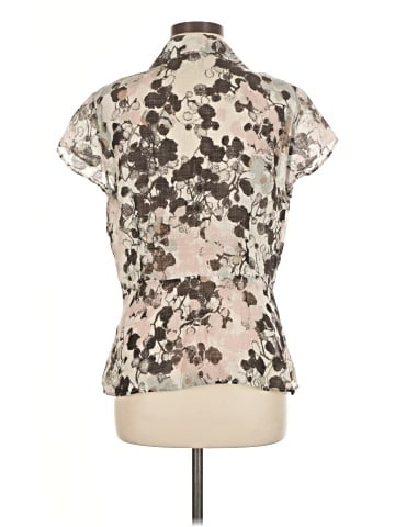 Lafayette 148 New York Short Sleeve Blouse (view 2)