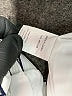 Simplee 100% Viscose Stripes Silver Casual Pants Size L - photo 8