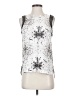 Kenar 100% Rayon Silver Sleeveless Blouse Size S - photo 1
