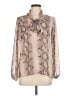 Everly Tan Long Sleeve Blouse Size M (estimated) - photo 1