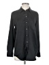 Gap 100% Polyester Solid Black Long Sleeve Blouse Size S - photo 1