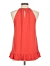 MICHAEL Michael Kors Orange Sleeveless Blouse Size M - photo 2