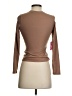 Pumiey Brown Long Sleeve Top Size XS - photo 2