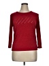 Kathy Ireland Red 3/4 Sleeve Top Size XL - photo 1