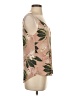 Babaton 100% Polyester Floral Tropical Tan Sleeveless Blouse Size S - photo 4