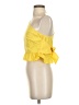 Shein Yellow 3/4 Sleeve Top Size 4 - photo 5