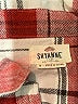 Shyanne 100% Cotton Plaid Red Jacket Size M - photo 6