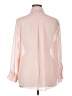 Lane Bryant 100% Polyester Polka Dots Pink Long Sleeve Blouse Size 14 - 16 Plus - photo 2
