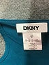 DKNY 100% Polyester Solid Teal Casual Dress Size 6 - photo 7
